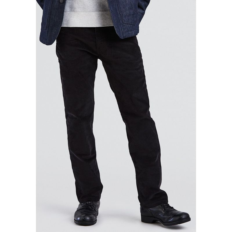 LEVIS - Jeans Hombre 505 Regular Cotelé Negro Levis