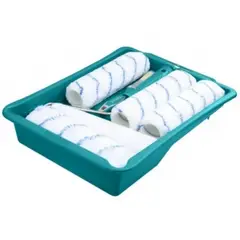 TOTAL TOOLS - Kit Para Pintar Bandeja Rodillo 8 Piezas total Tht811223081