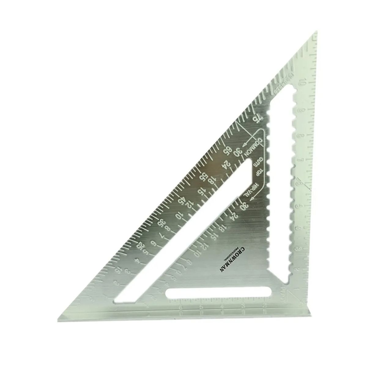 GENERICO - Escuadra Talon Rápida 12 Pulgadas Aluminio Crownman