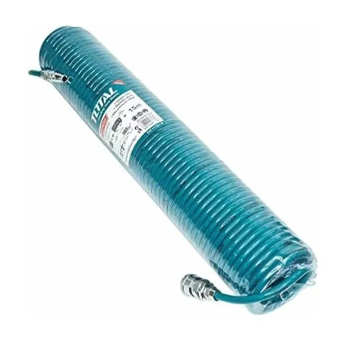 TOTAL TOOLS - Manguera Espiral Para Compresor De Aire 15mts 12bar Total THT11151.1