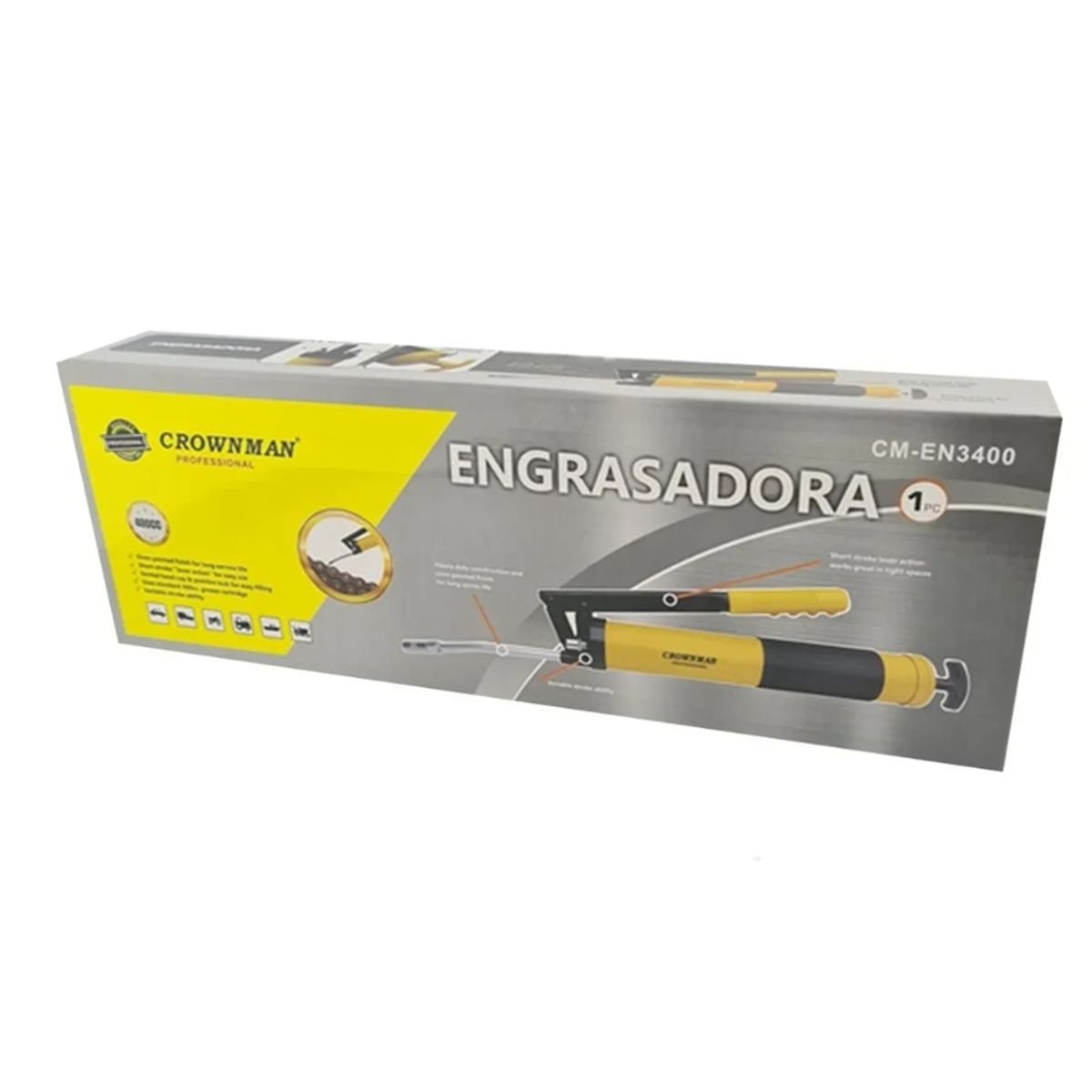 GENERICO - Engrasadora Manual 400cc Crownman Cm-en3400