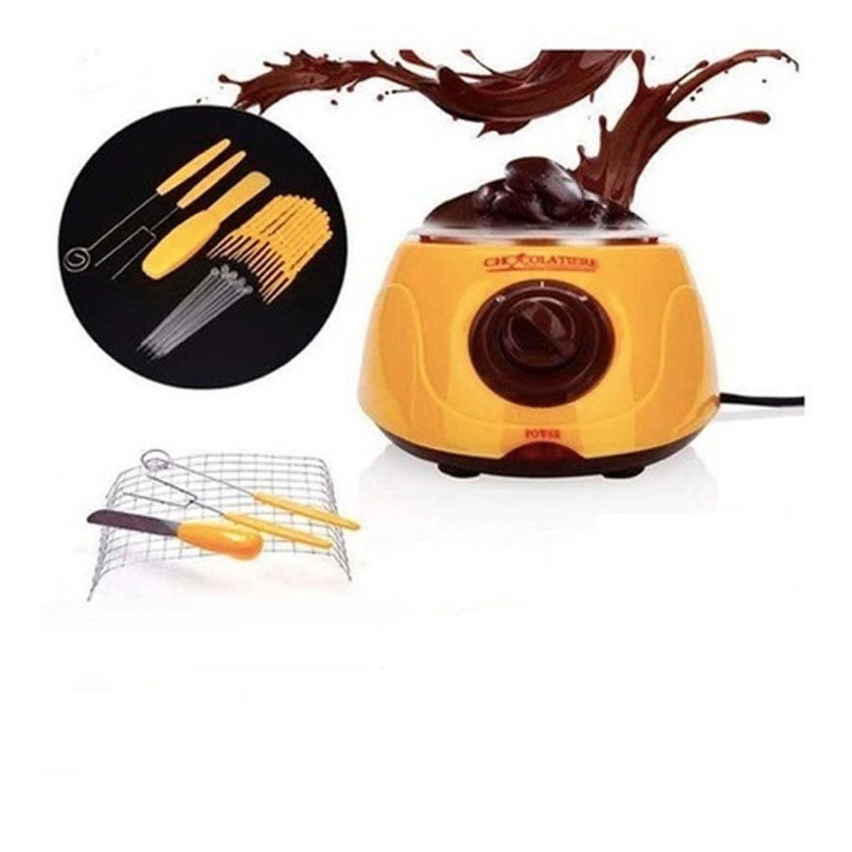 GENERICO - Maquina Olla Para Derretir Chocolate Fondue
