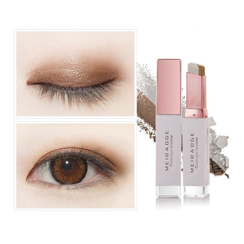 KUANGYE - H6 Barra De Sombra De Ojos Bicolor Lying Silkworm Maquillaje