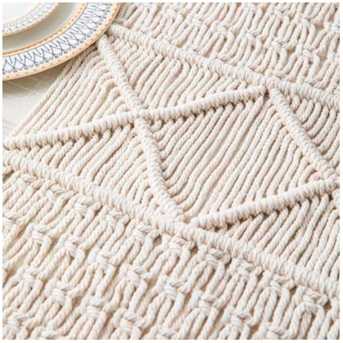 GENERICO - Camino de Mesa Macramé 35x220 cm…