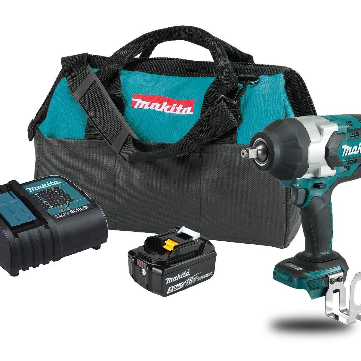 MAKITA - Llave De Impacto 18v Makita 1000 Nm Dtw1002z + 1 Bateria 3ah