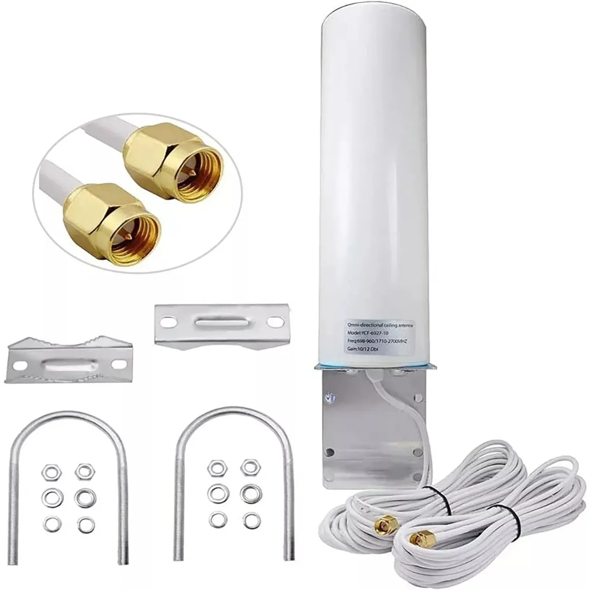 KUANGYE - Antena Exterior Interior 4g 3g Módem Zte Huawei Conector Sma