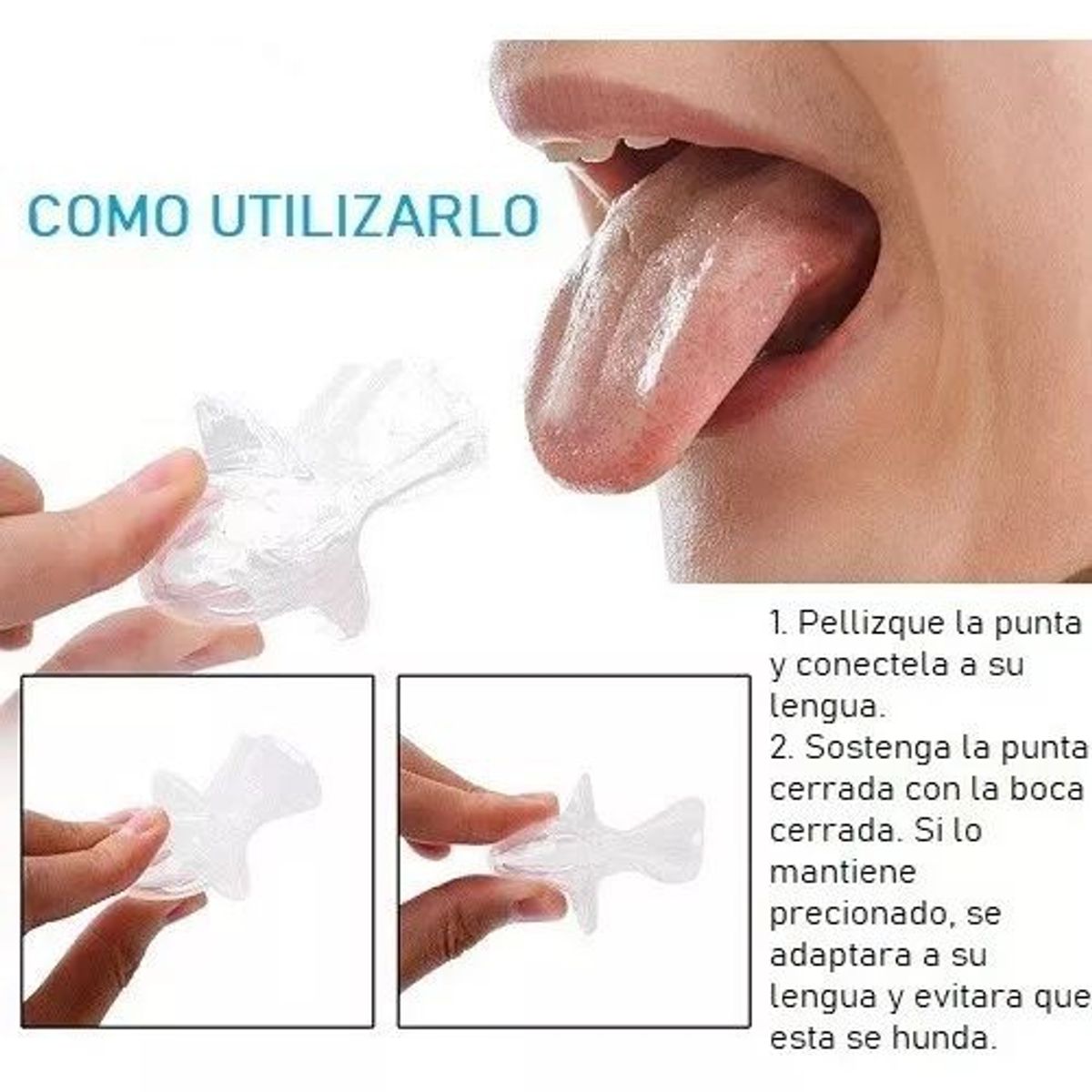 KUANGYE - Dispositivo Lingual Antironquido Eficaz  Noaptosensibles