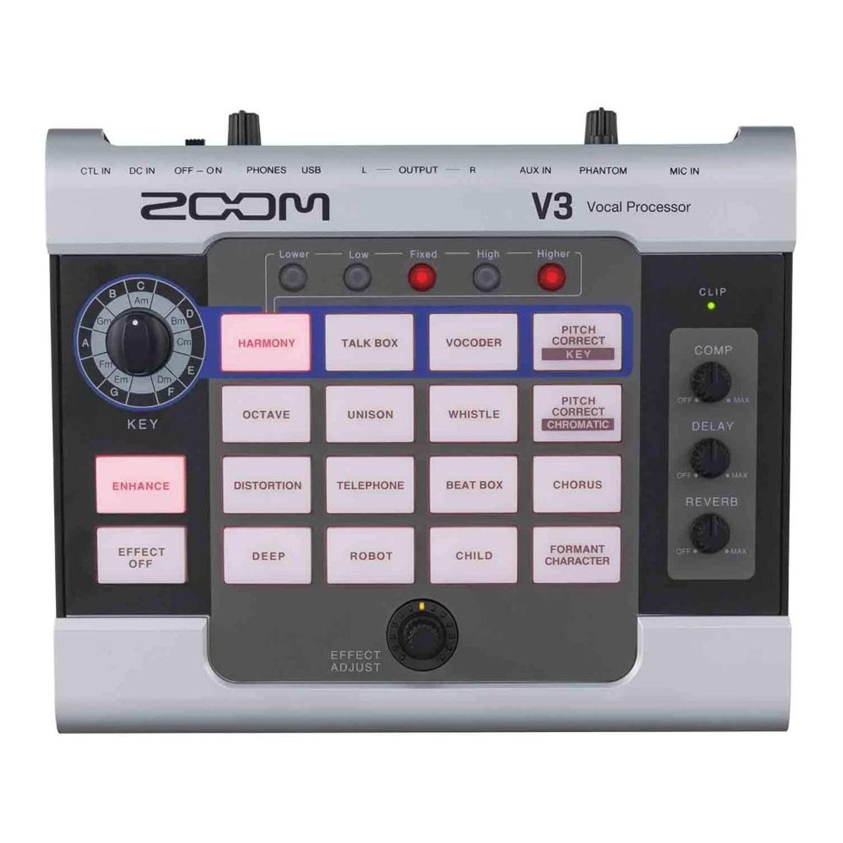 ZOOM - V3 PROCESADOR AUDIO VOCAL ZOOM