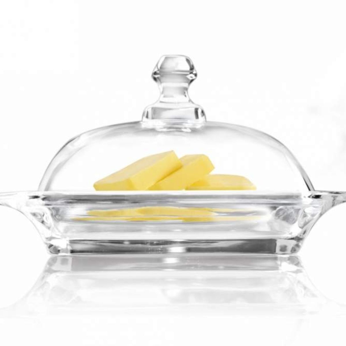 OEM - Mantequillero  de Vidrio 17cm Stanzza
