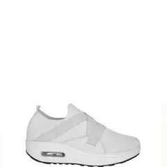 ALQUIMIA - Zapatilla Mujer Blanco Bisonte
