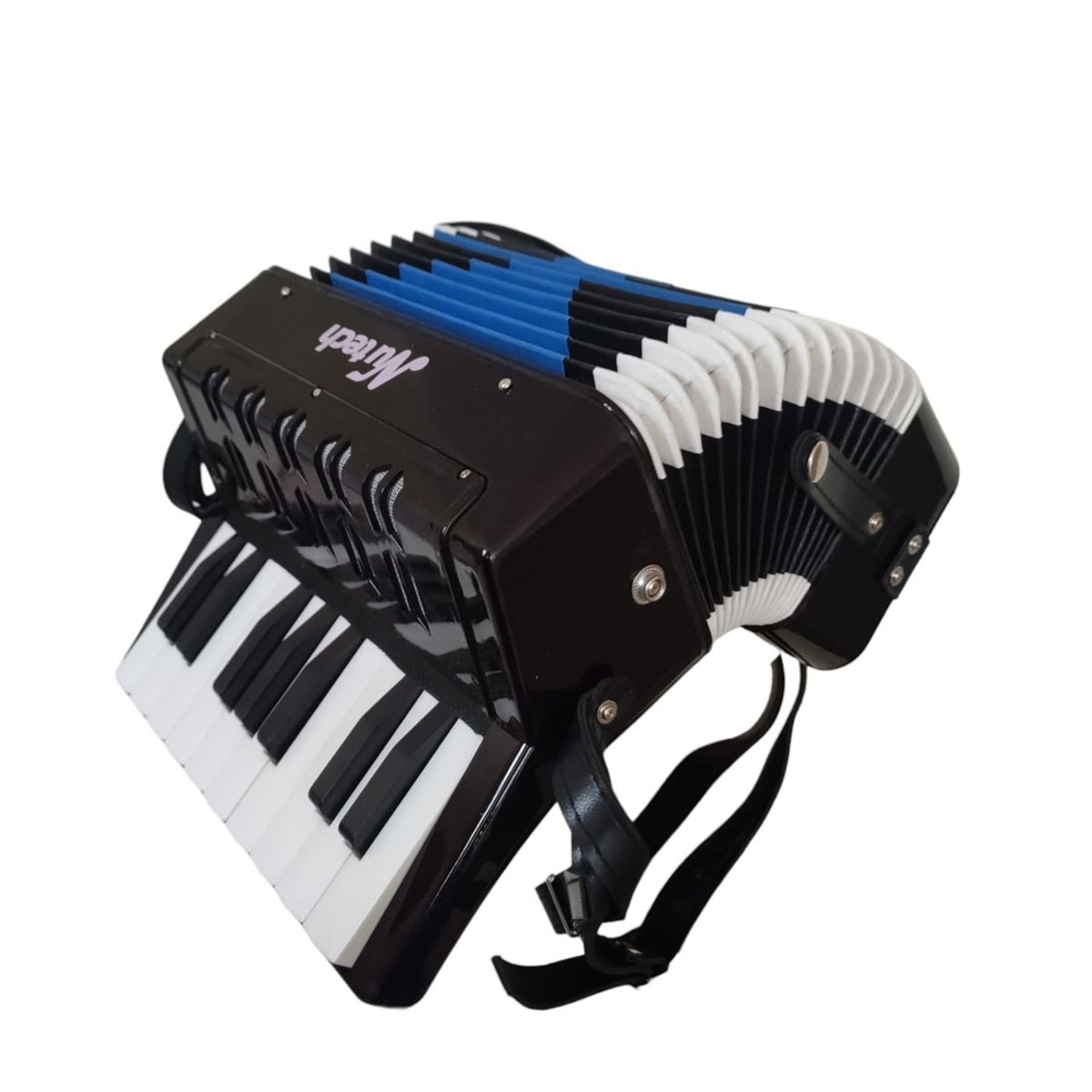 NUTECH - Acordeon Infantil 17 Notas Nutech 5411 Negro.