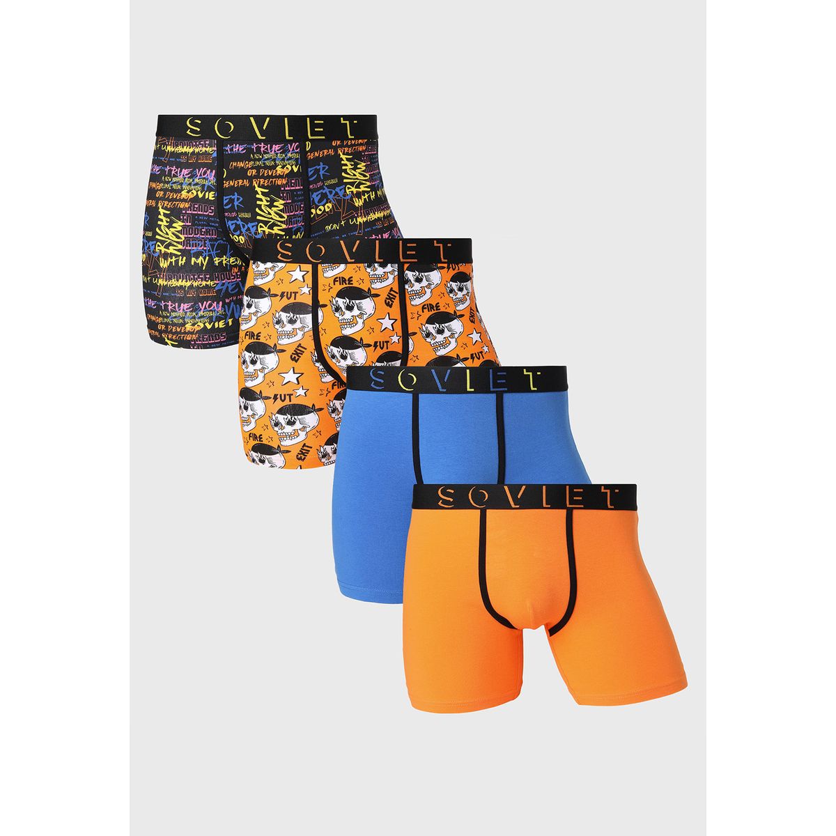 SOVIET - Boxer Pack 4 unidades Design Soviet SOVIET