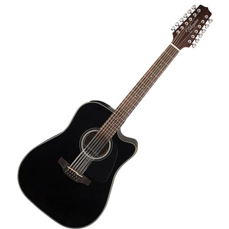 TAKAMINE - GD30CE-12 BK GUITARRA E/A 12 CUERDAS CW TAKAMINE