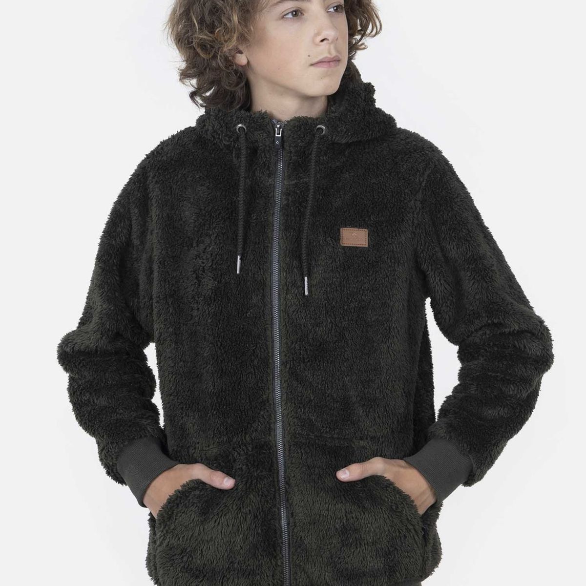 RIP CURL - Poleron Chiporro Juvenil Verde Rip Curl RIP CURL