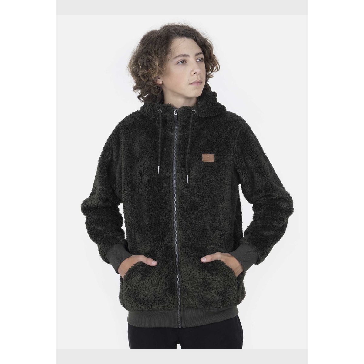 RIP CURL - Poleron Chiporro Juvenil Verde Rip Curl RIP CURL