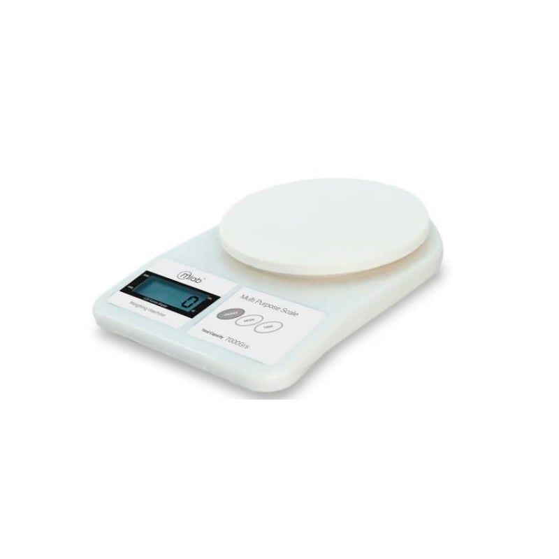 MLAB - Balanza Digital De Cocina Scale Cook 7kg Mlab Capacidad Máxima 7 Kg Color Blanco MLAB