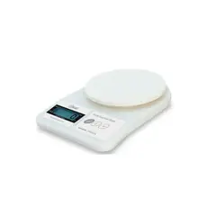 MLAB - Balanza Digital De Cocina Scale Cook 7kg Capacidad Máxima 7 Kg Color Blanco