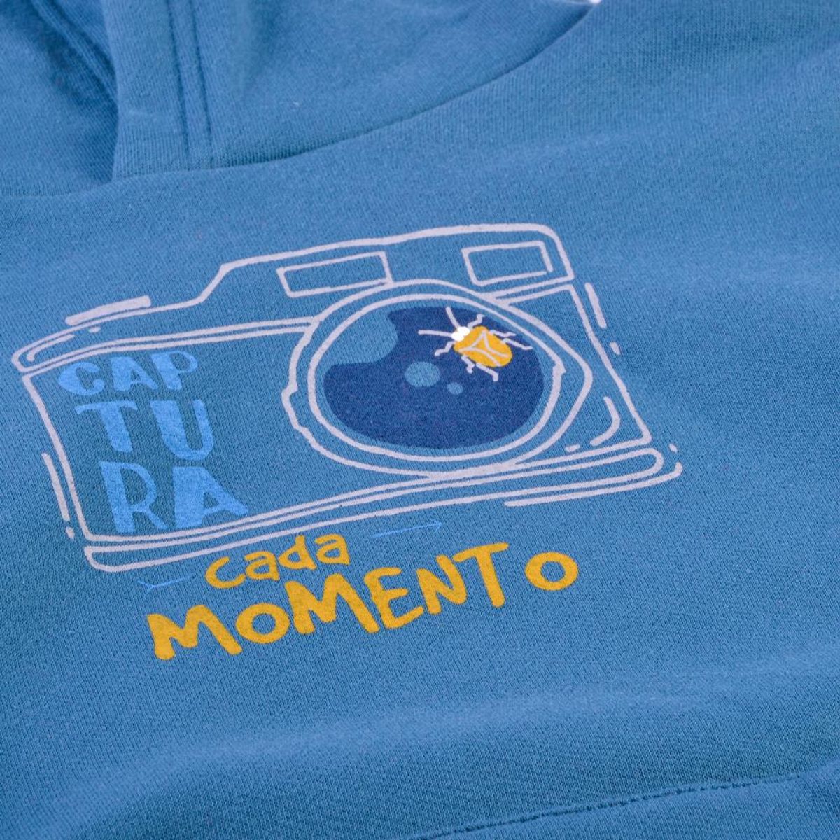 PILLIN - Polerón con Capucha Niño Azul Pillin PILLIN