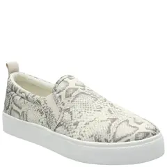BSOUL - Zapatilla Mujer Animal Print Slip On Beige
