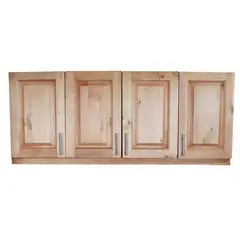 MUEBLES RIO TOLTEN - Mueble aereo 4 puertas 160 cm de aglomerado frente madera