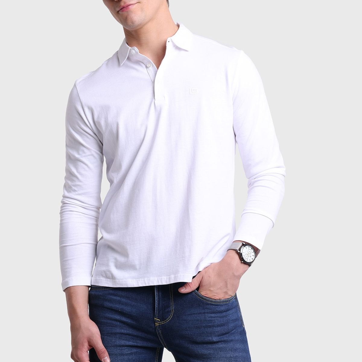 GUY LAROCHE - Polera Manga Larga Guy Laroche GUY LAROCHE