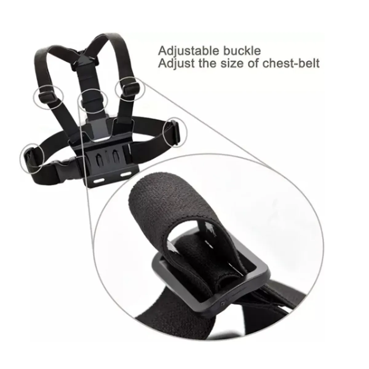 ESHOPANGIE - Soporte Celular Ajustable Kit Arnes De Pecho Correa Selfie