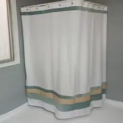 GIOS - Cortina De Baño Tricolor Menta