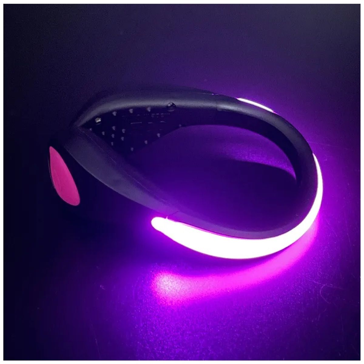 GENERICO - Luces Led Deportivas para Zapatillas Bicicleta Pulsera 2 Unidades Running.