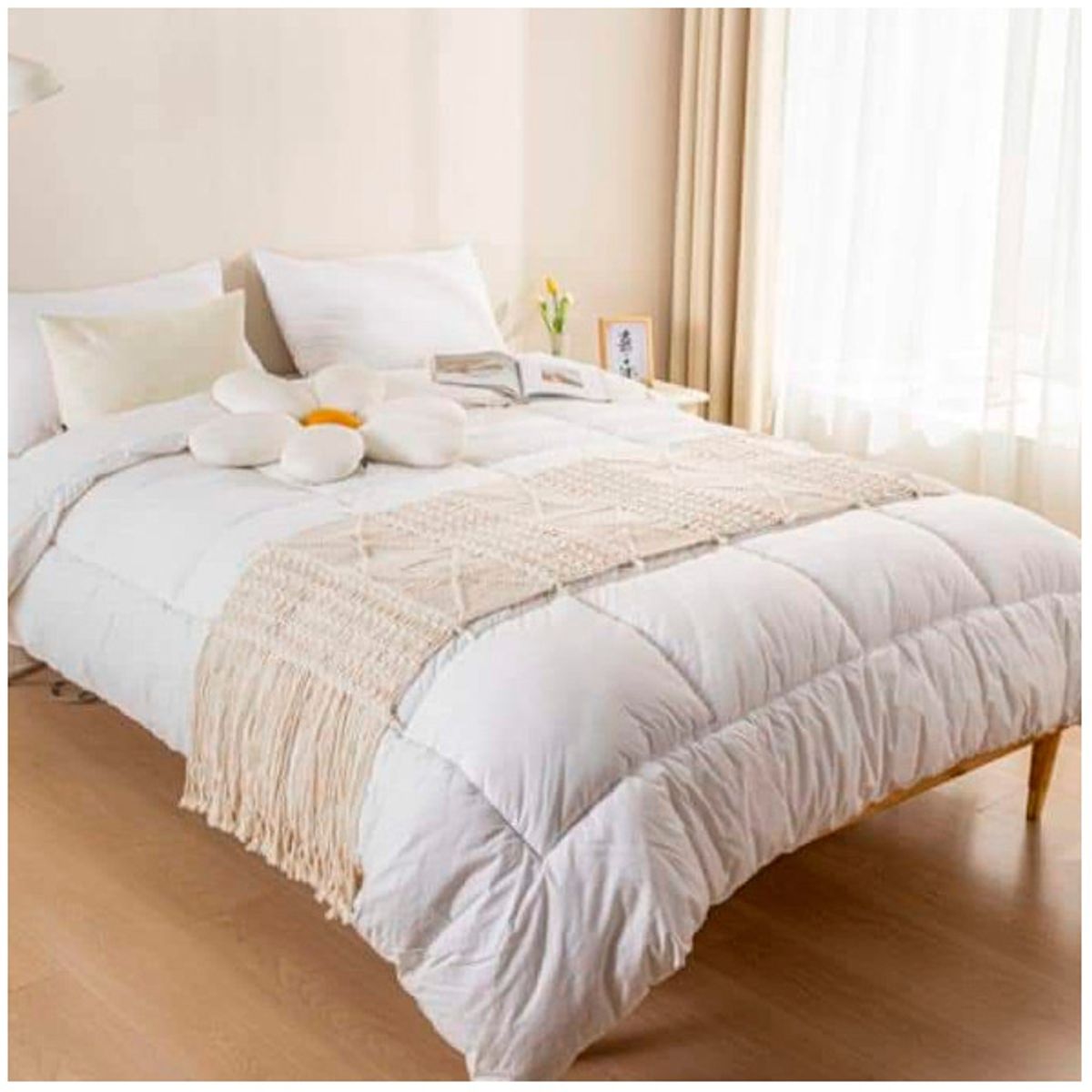 GENERICO - Piecera Tejido Macrame 50x210