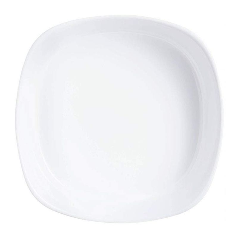 LUMINARC - Fuente Opal Cuadrada 2 Litros Smart Cuisine.