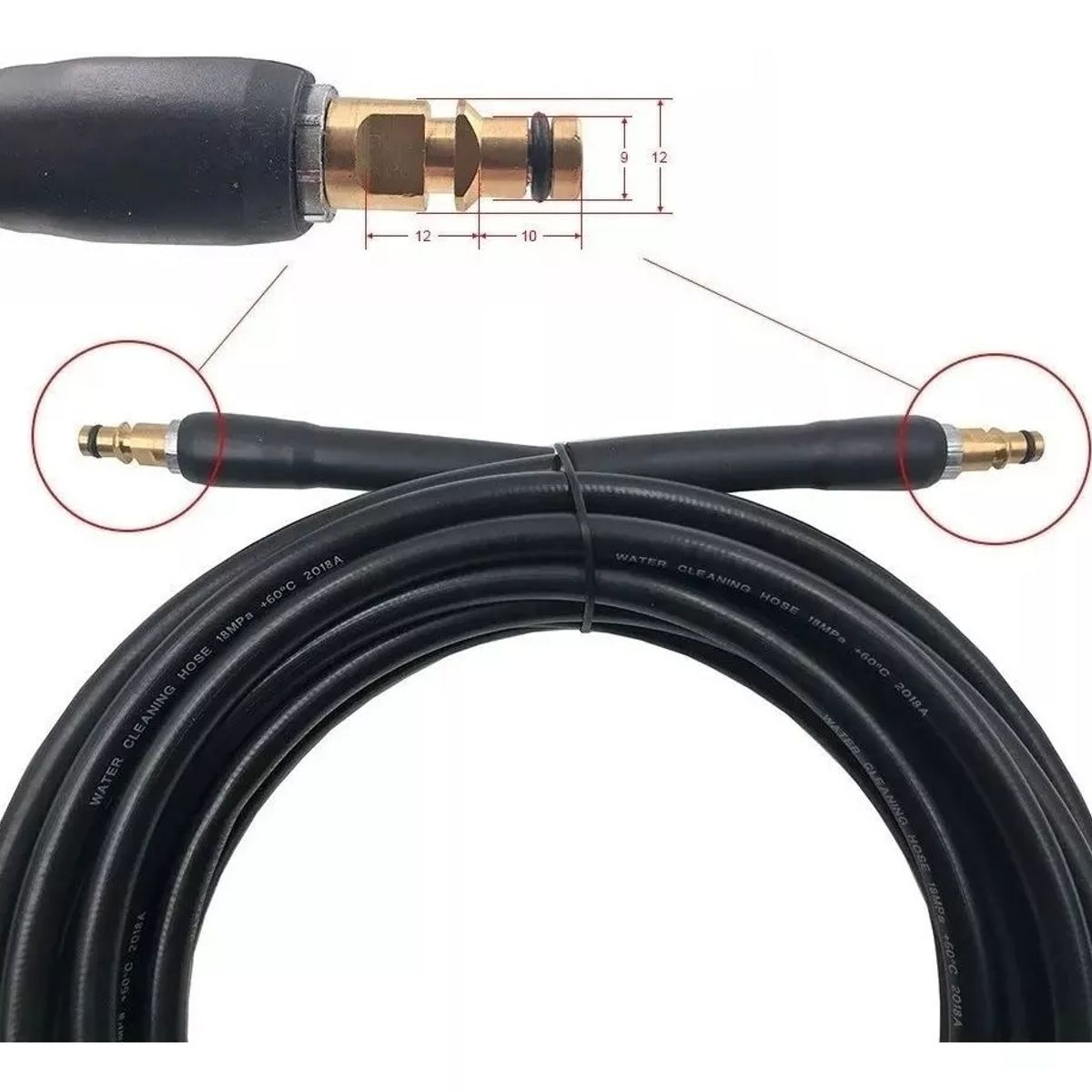 KUANGYE - Manguera Lavado Alta Presión Para Reemplazo Karcher K2-k7 5m