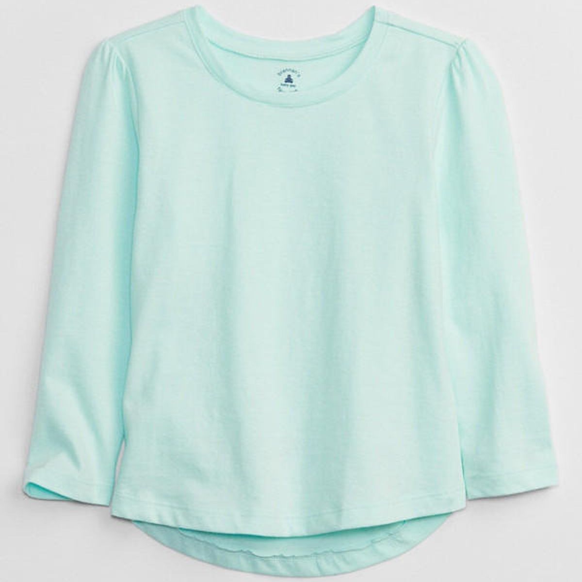 GAP - Polera Manga Larga Celeste GAP