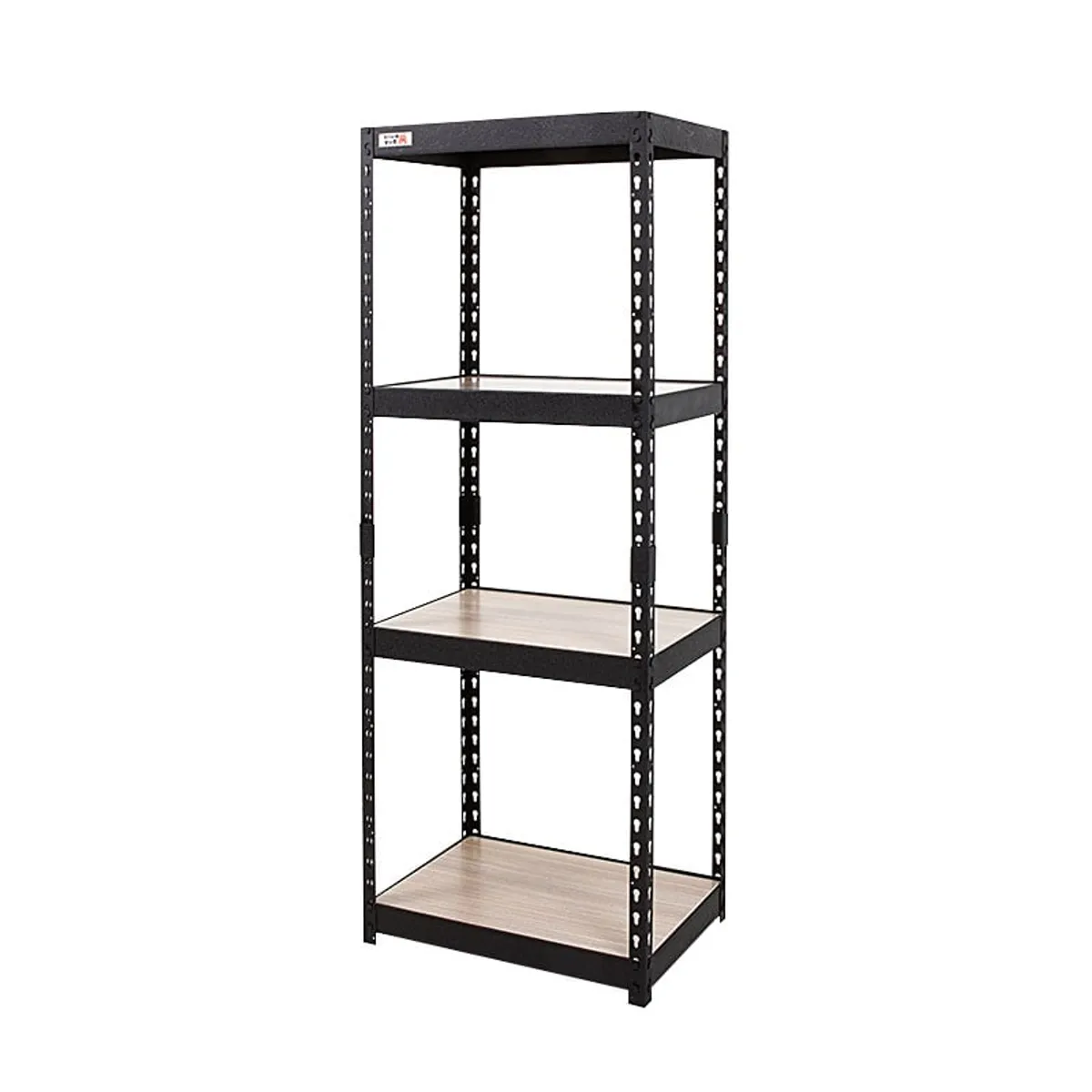 MOUTET - Repisa Tipo Industrial Metálica de 4 Niveles Modelo Dena