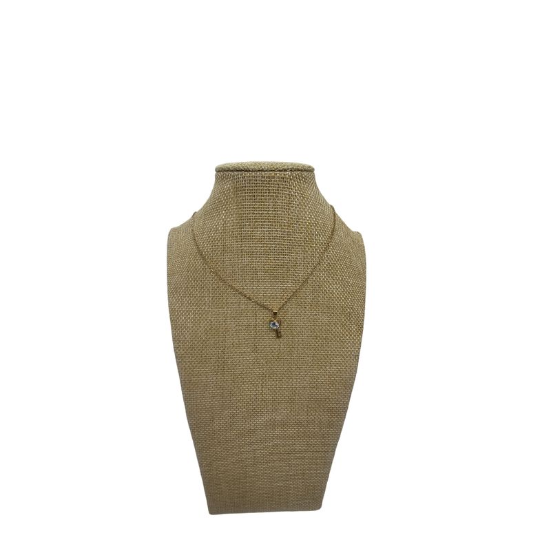 GENERICO - Collar Para Dama De Acero Con Dije / Cadena De Dama / 08