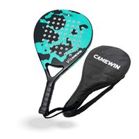 Pala de Pádel Black Edition con Funda –Diseño Vintage Pro Verde con Negro