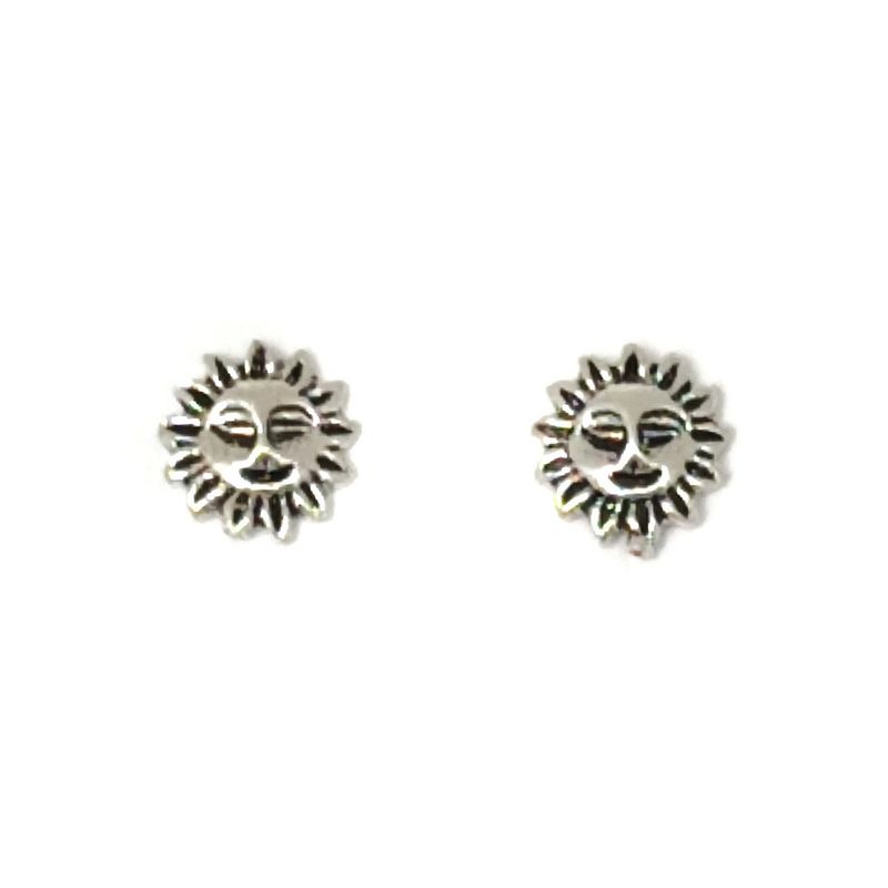 ANDREA COGGIOLA JOYAS - Aros Sol Plata Fina 925