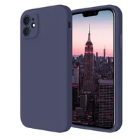 Carcasa Para iPhone 11 Goma Color Azul