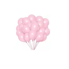Pasteleria - X50 Globo Decoracion Con Globos Globos De Cumpleaños Rosado