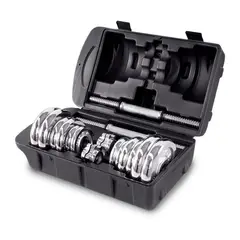 GENERICO - Set De Mancuernas 30 Kg Con Maleta Portátil
