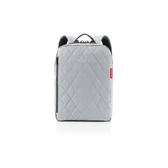 REISENTHEL - Mochila classic M rhombus - light grey