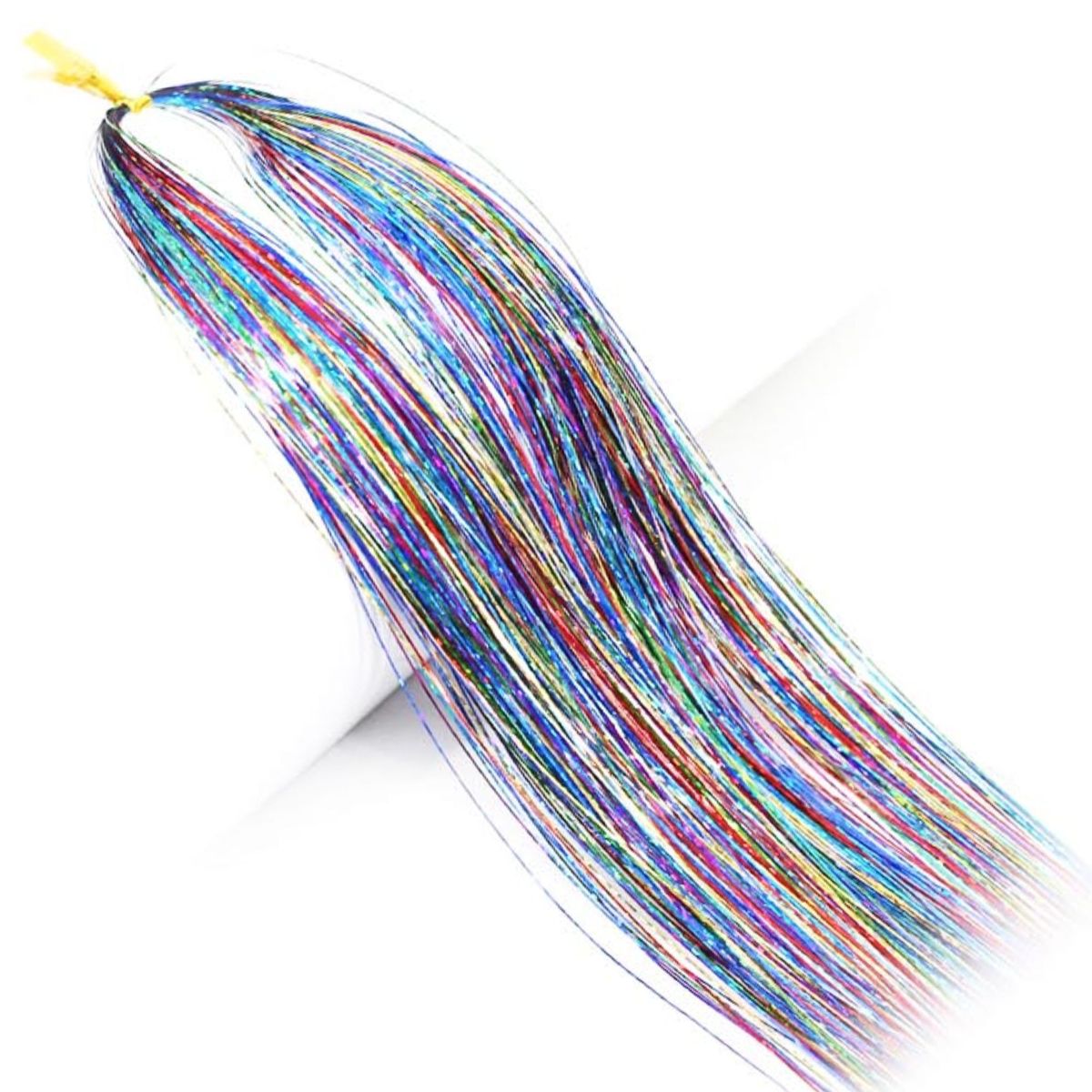 GENERICO - Mechas o Visos Sintéticos Holograficos Glitter para el Cabello