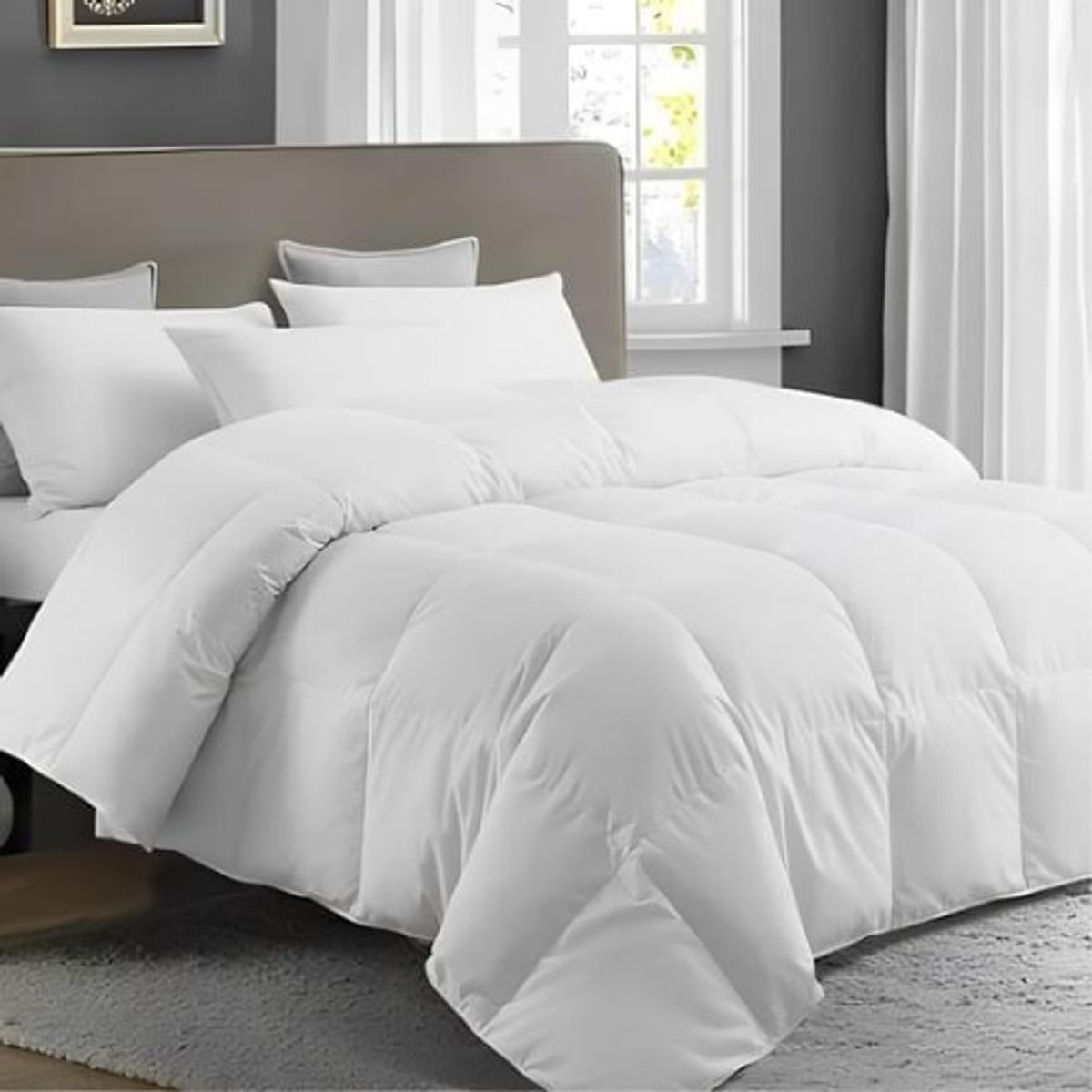 BIANCOBELO - Plumon 2plaza Invierno Premium  90% pluma de pecho ganso Certificado