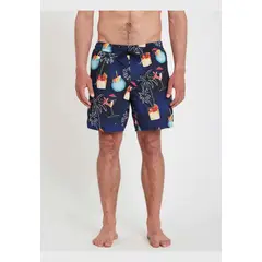 VOLCOM - Traje de Baño NOVELTY TRUNK 17 Hombre Azul