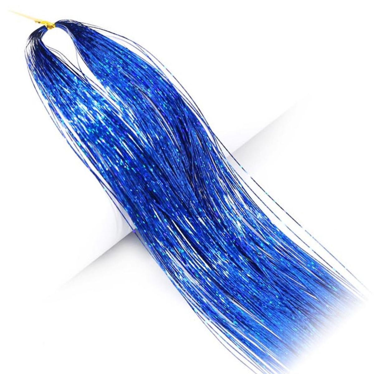 GENERICO - Mechas o Visos Sintéticos Holograficos Glitter para el Cabello