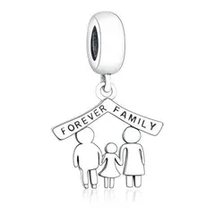 JOYAS ZJ - Charm Papá Hija Y Mamá