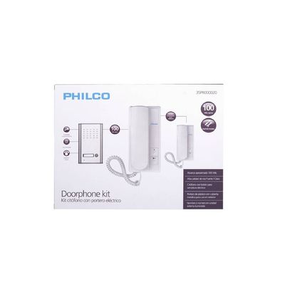 Philco Portero 2 Citofonos Metalico