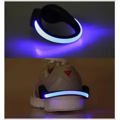 GENERICO - Luces Led Deportivas para Zapatillas Bicicleta Pulsera 2 Unidades Running