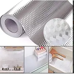 GENERICO - Papel Aluminio Autoadhesivo Para Cocina 300x60cm