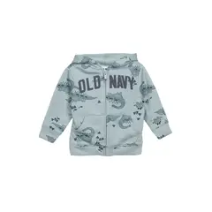 OLD NAVY - Polerón Logo Full zip Gris
