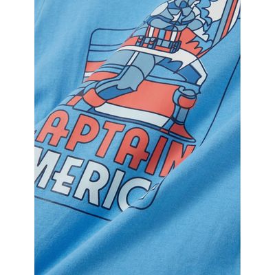 Imagen 2 del producto Polera Marvel Manga Corta Azul Celeste